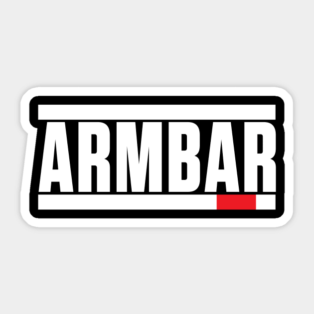 Armbar Brazilian Jiu-Jitsu (BJJ) Sticker by fromherotozero